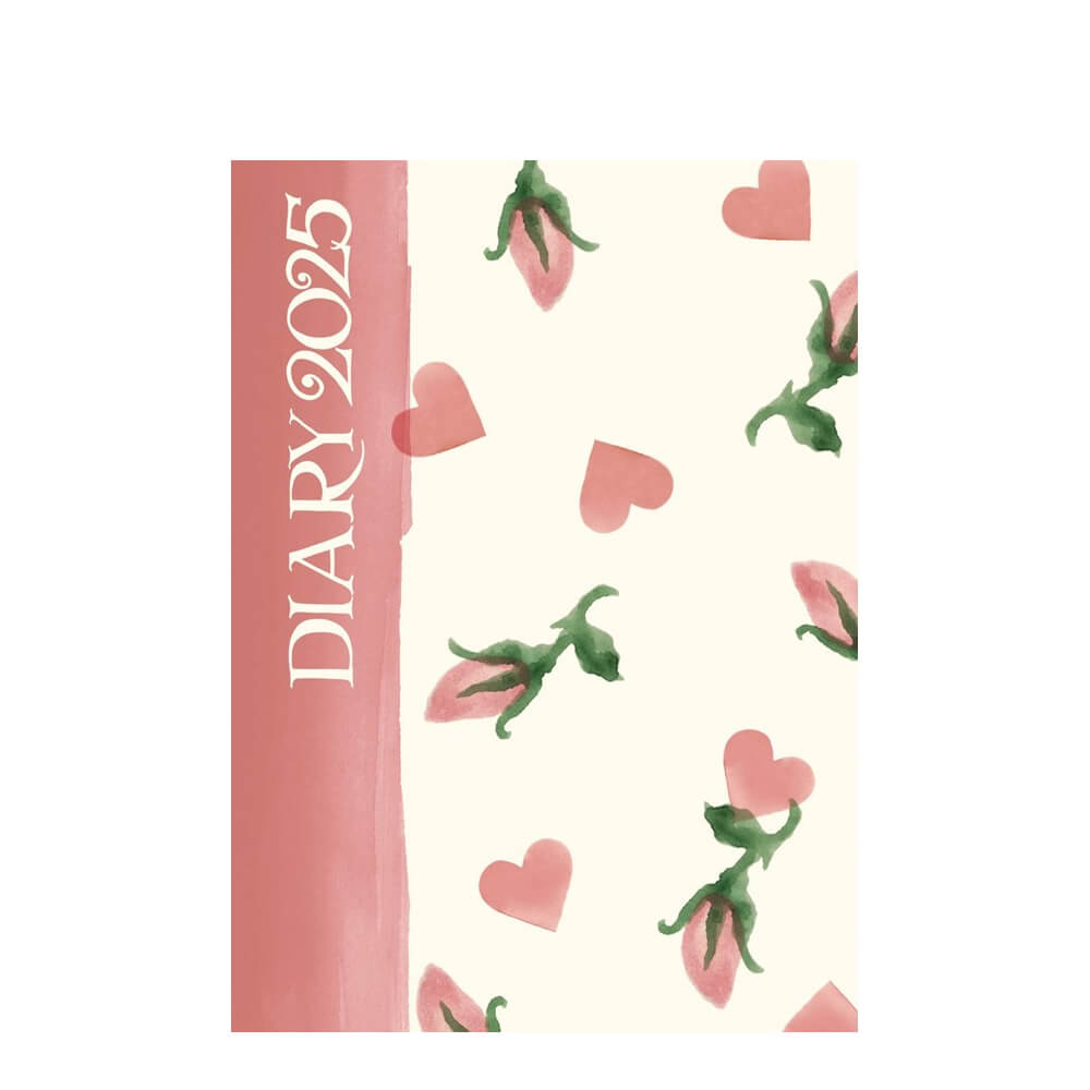 Emma Bridgewater Hearts & Rosebud A6 Diary Week to View 2025